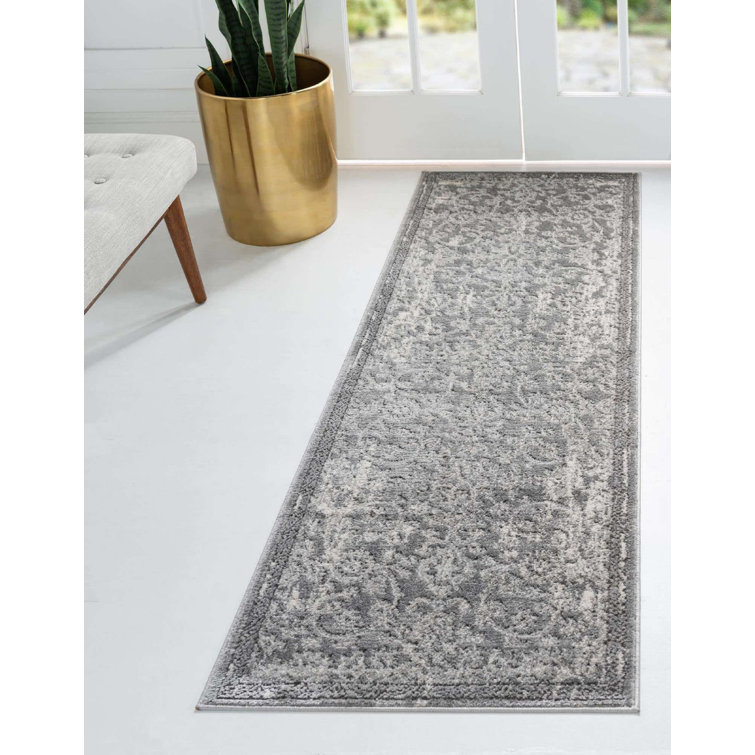 Tapis gris Hidekazu