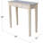 Solid  Rectangular Hall Table With Drawer, Unfinished Diy Furniture For Custom Painting Or Staining, Sturdy And Durable Design