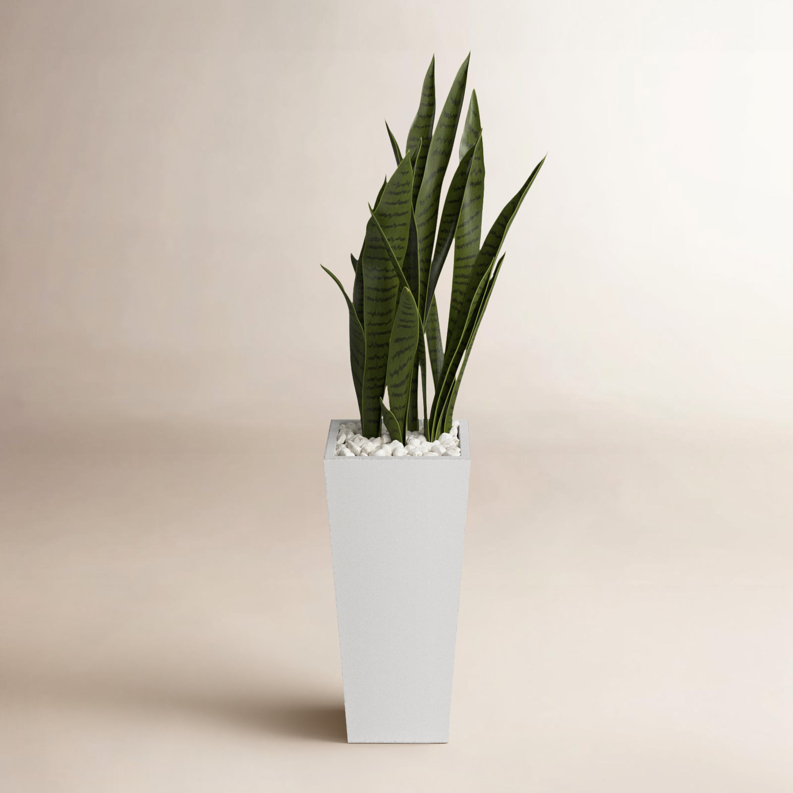 Emele 48'' Faux Succulent in Stone Planter