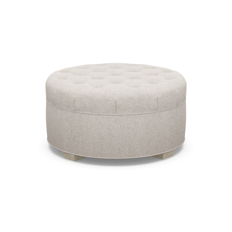 Round Ottoman, 8786-70, Sandstone