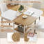 Metal Base Dining Table