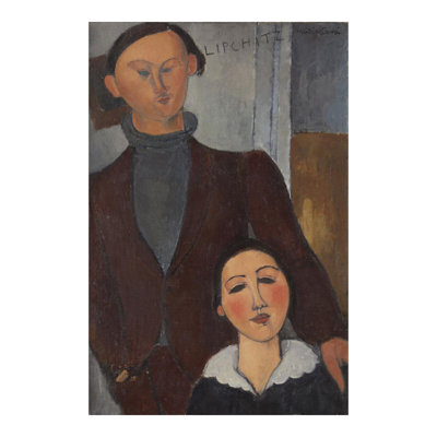 «Jacques and Berthe Lipchitz» par Amedeo Modigliani - Estampe numérique