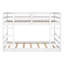 Lit double superposé au-dessus de couleur blanche - fabriqué avec des matériaux de fabrication faits pour une utilisation à long terme et-1785190589