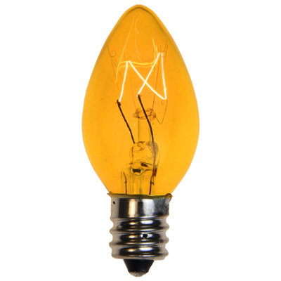 C7 Incandescent Christmas Light Bulbs