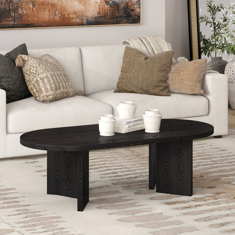 Mylia Sled Coffee Table, Black