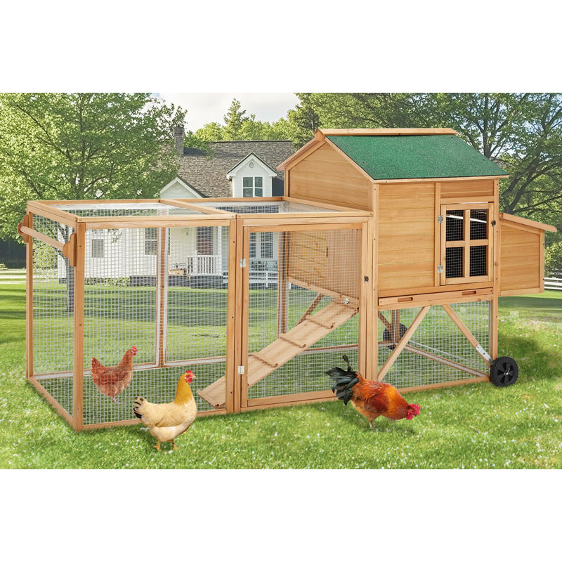 Datavian 27.39 ft² Chicken Coop with Roosting Bar