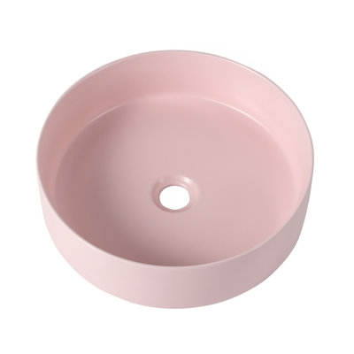 Ceramic Circular Vessel Bathroom Sink Art Sink