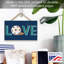 Plaque murale en bois Pickleball Love