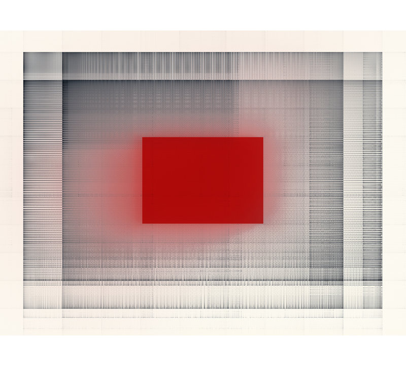 Minimal _ 14_So_39340 Wide Print by Rica Belna, Wrapped Canvas, 53" H x 71" W, 52" H x 70" W