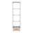 Modern Glass Display Cabinet With Drawer-824379564