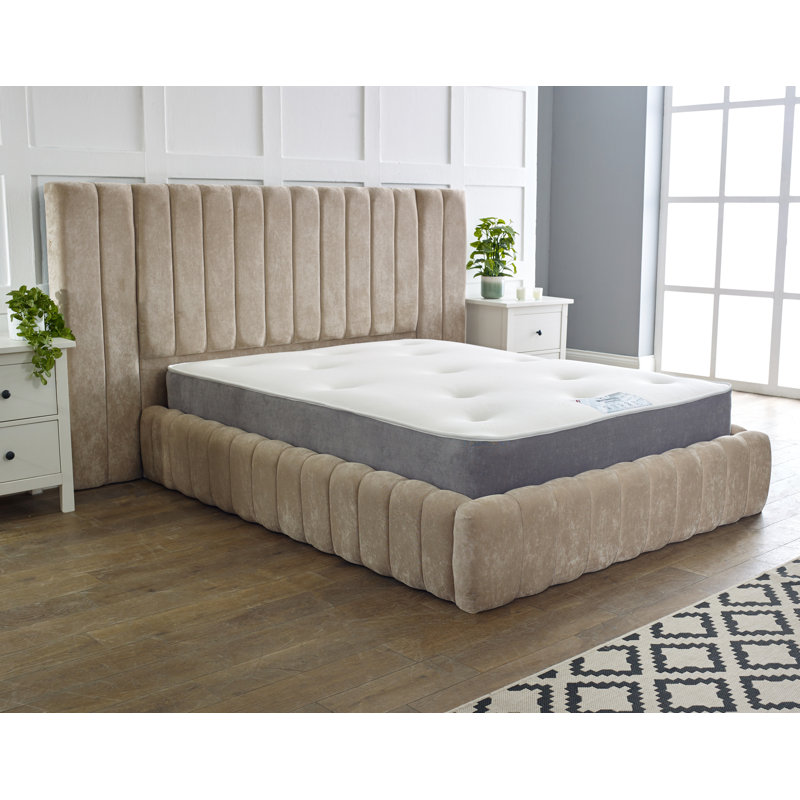 BoniFace Open Coil Memory Foam 9 Inch Deep Mattress, Double (4'6)