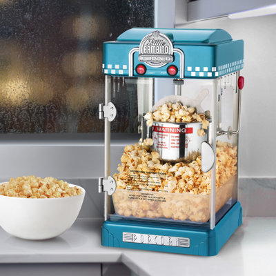 Great Norther Popcorn Bambino 2.5Oz Tabletop Popcorn Machine Kettle with 25 Pack Kernels