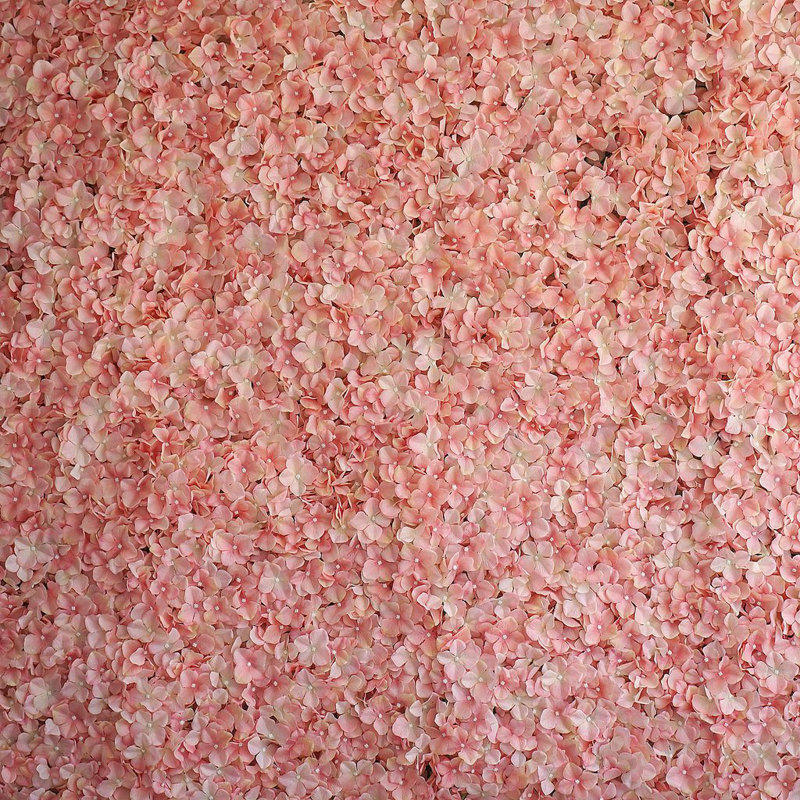 Panneau mural Hydrangea, Rose, 12 panneaux