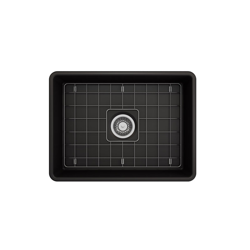 24'' L Kitchen Sink, Matte Black