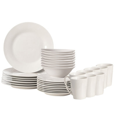 Kayleena 32 Piece Ceramic Dinnerware Set - Service for 8