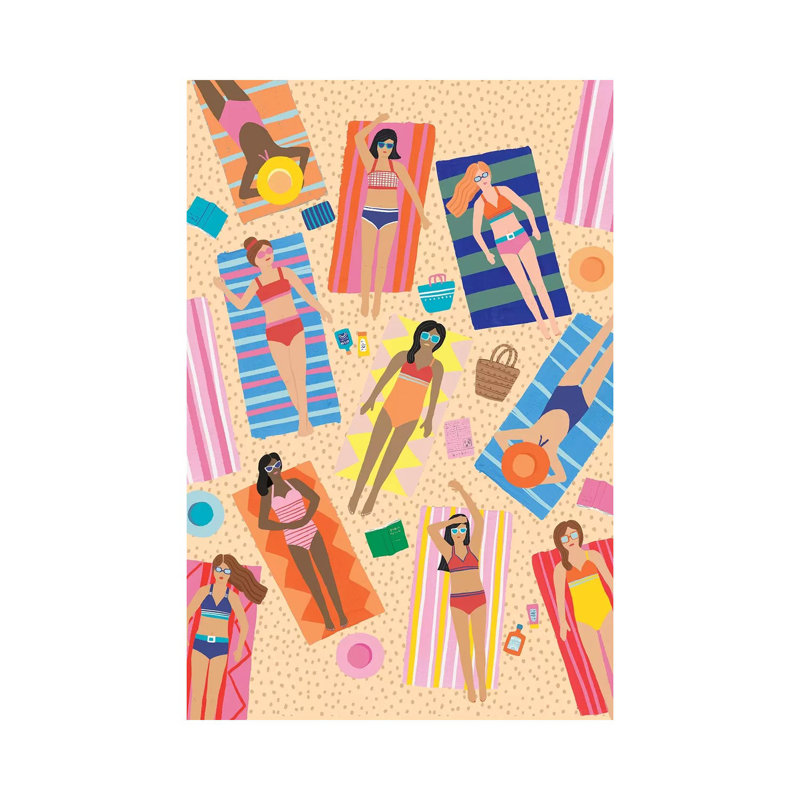 Summer Beach Fun II by Nancy Mckenzie - Wrapped Canvas Print, 101.6 cm H x 66.04 cm W x 1.91 cm D