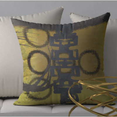 Abstract Throw Pillow