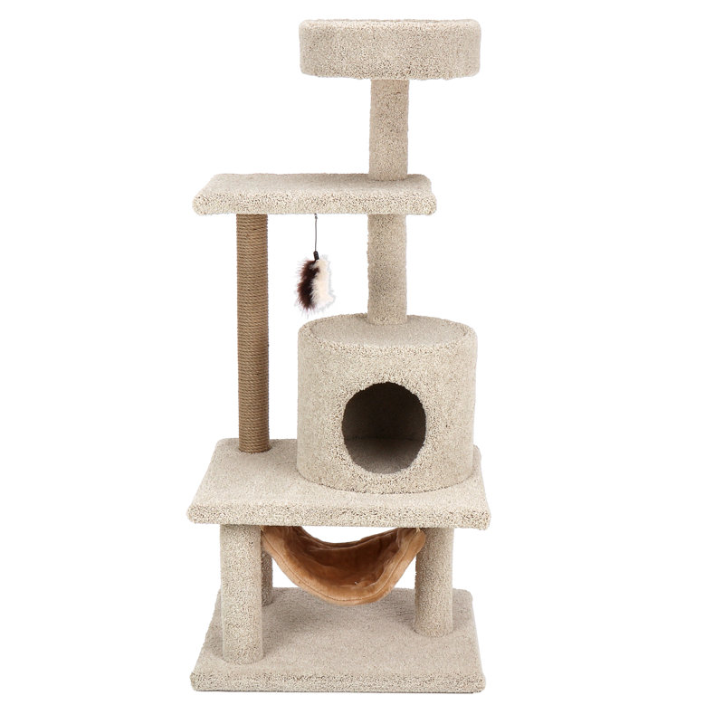 55'' H Kitty-Quick Cat Tree