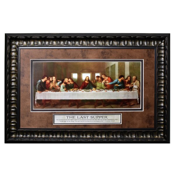 last supper painting with frame