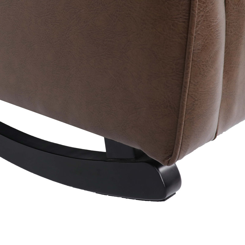 Chaise à bascule, Marron foncé
