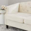 Causeuse en velours Compression de 57 pouces avec causeuse Chesterfield