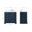 Ensemble de meuble-lavabo simple 36,25 po avec plateau en quartz Abshire-94668907