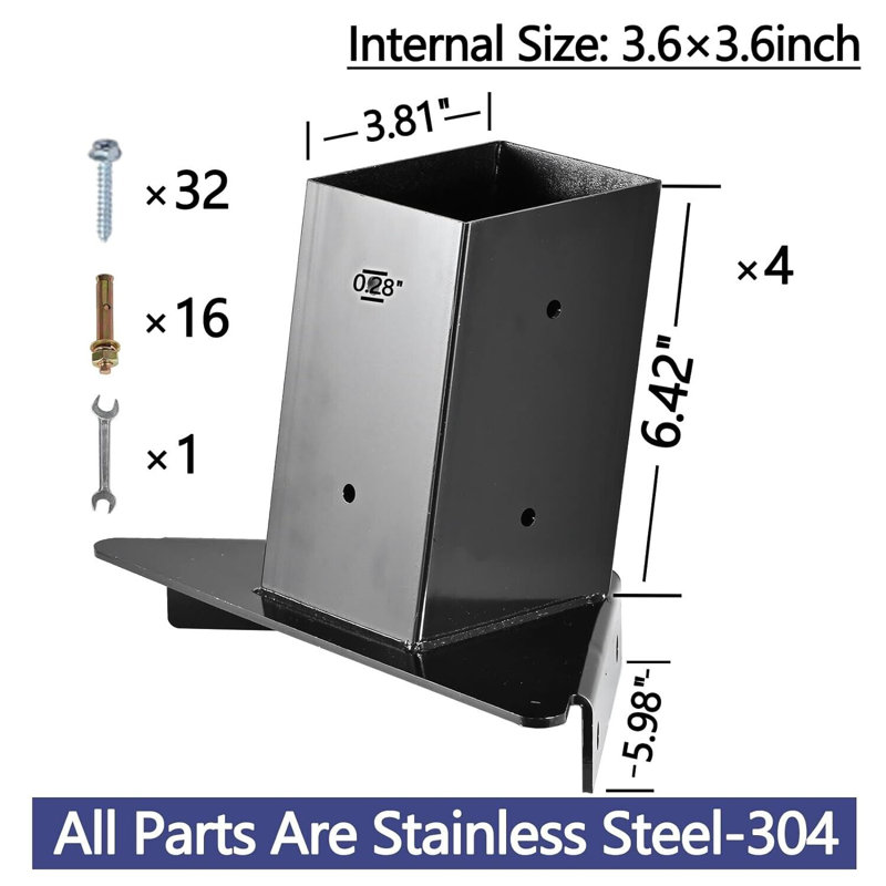 Anman Black Metal Hardware