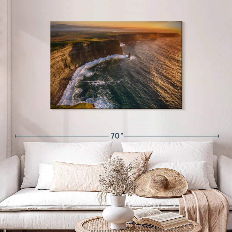 Kavia Moher Cliffs, 30" H x 45" W