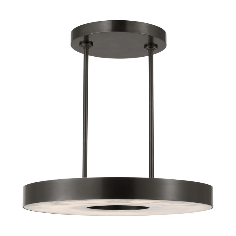 Wyllis LED Chandelier, Bronze, 2.5" H x 24" W x 24" D