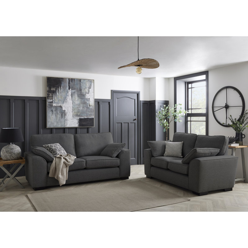 Avelia 2 - Piece Living Room Set, Charcoal