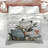 Cute Cartoon Cats Comforter-125273196