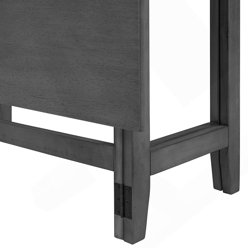 Table de salle à manger extensible Farmhouse, Gris