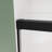 Semi-Frameless Bathtub Sliding Shower Door, 60 In. W X 60 In. H, Double Sliding, 1/4 In. Tempered Clear Glass, Matte Black Finish | Gift Idea