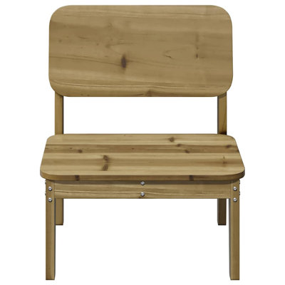 Garden Chair 60X52.5X72 Cm Wood Pine