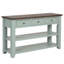 Console en bois de pin massif 48 po, table d'appoint moderne avec 3 tiroirs de rangement et 2 tablettes. Facile à assembler-633114692-633114745