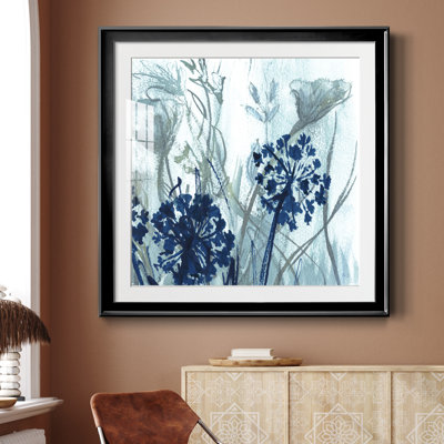 Indigo Field II - peinture encadrée