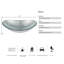Vasque de salle de bain en verre artistique en forme de bateau, couleur argent-136323476-136323477