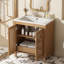 Meuble-lavabo simple 30 po avec plateau en résine Flloyd