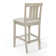 Slatted Back Counter Height Chair