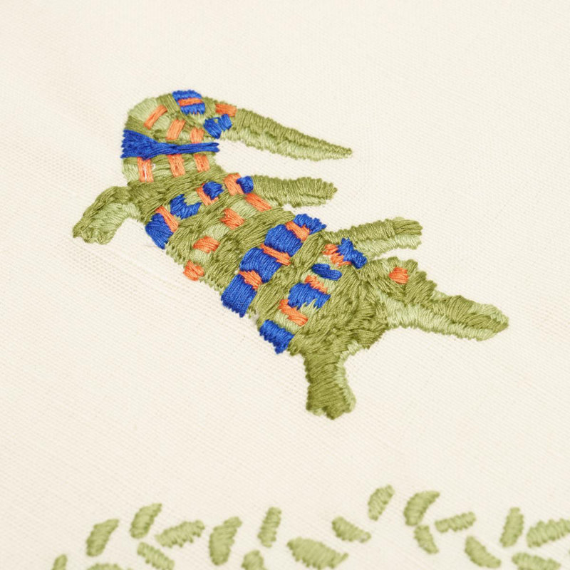 Schumacher X Backdrop Reptilia Embroidery Fabric