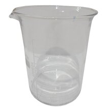 FANCY Tempered Glass Measuring Cup With Handle Grip For Liquid Ml