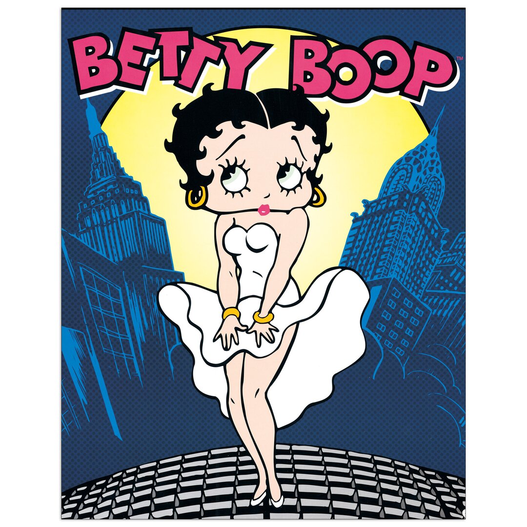 Wandbild Betty Boop, Grafikdruck