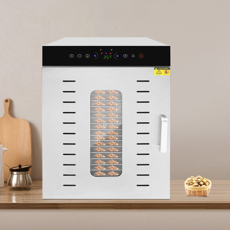 Déshydrateur d'aliments en acier inoxydable 20 plateaux