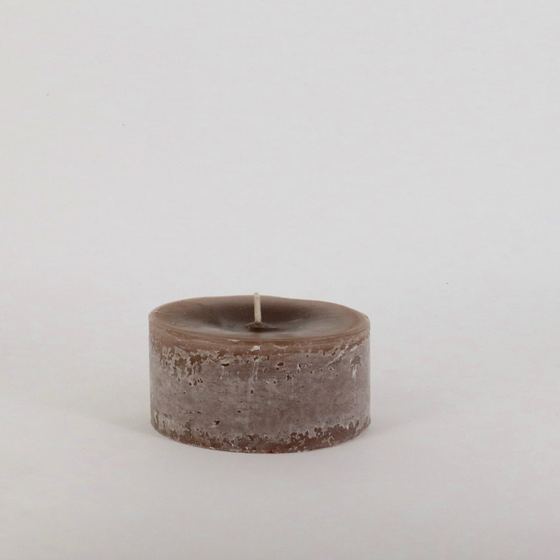 Bougie cylindrique sans parfum, H 19,65 po x l 4 po x P 4 po, Opaque