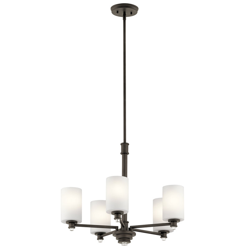 Joelson 5 - Light Classic / Traditional Chandelier, Old Bronze