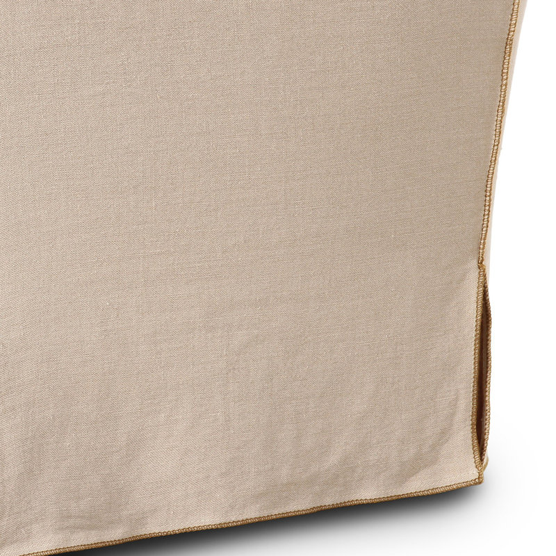 Devon Slipcover Swivel Chair-Broadway Dune, Broadway Dune