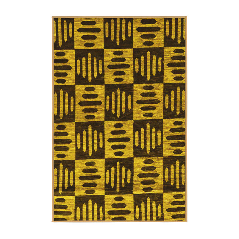 Hilliary Performance Geometric Indoor Rug, Rectangle 2' x 3'