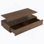 Table basse moderne à 2 tiroirs de 47,2 po à DEL moderne-1999448398
