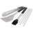 GrillPro Deluxe 7 Pcs Grill Tool Set with Soft Rubber Grips