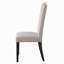 Ensemble de 2 chaises capitonnées à dossier